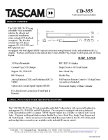 Tascam CD-355 - Brochure